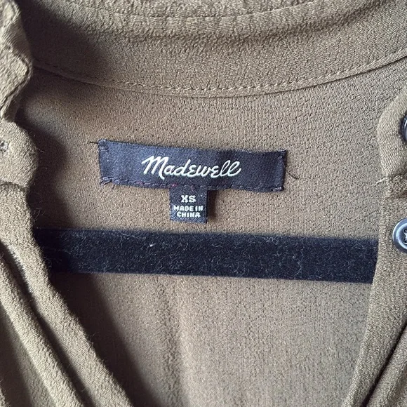Madewell short sleeve blouse - Picture 3 of 5